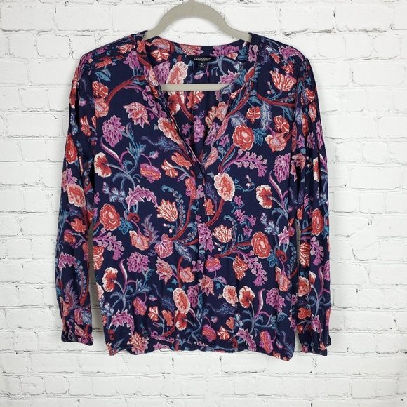 🤑Lucky Brand Floral Long Sleeve Tops - Picture 4 of 7